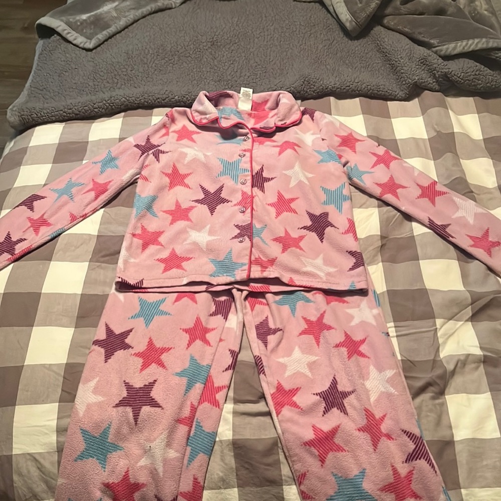 Girls Fleece Pajamas - Size 8